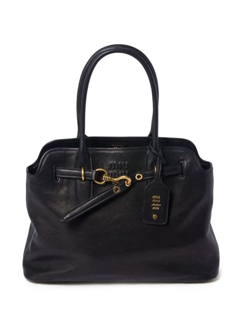 miu miu nappa leather bag